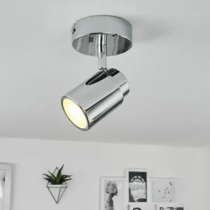 hofstein Plafonnier Douarnenez Chrome, 1 lumière* Lampes Modernes