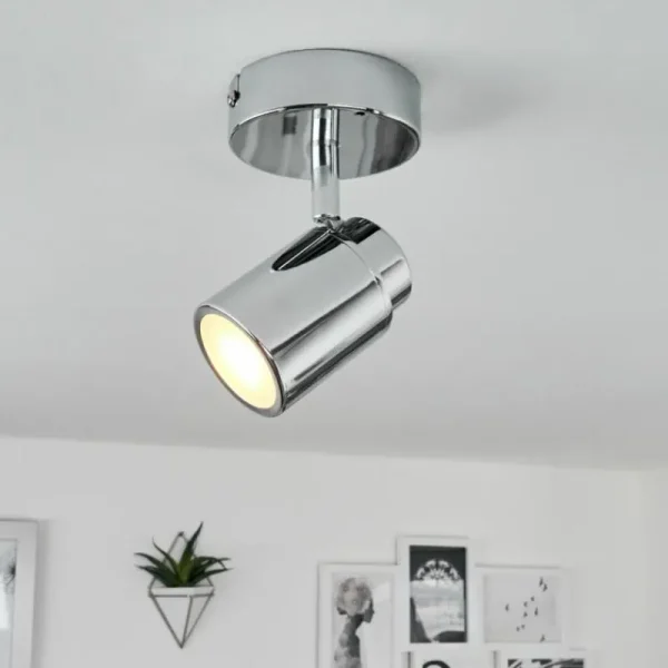 hofstein Plafonnier Douarnenez Chrome, 1 lumière* Lampes Modernes