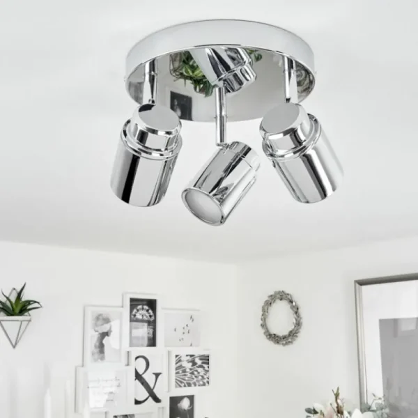 hofstein Plafonnier Douarnenez Chrome, 3 lumières* Lampes Modernes