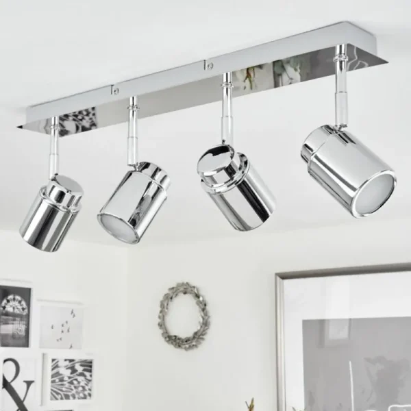 hofstein Plafonnier Douarnenez Chrome, 4 lumières* Lampes Modernes