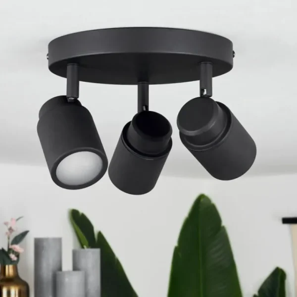 hofstein Plafonnier Douarnenez Noir, 3 lumières* Lampes Modernes