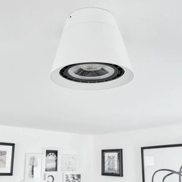 hofstein Plafonnier Especiosa Blanc, 1 lumière* Lampes Modernes