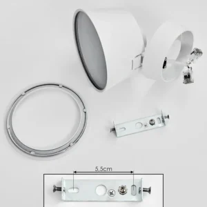 hofstein Plafonnier Especiosa Blanc, 1 lumière* Lampes Modernes