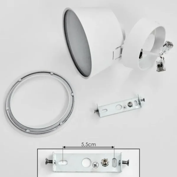 hofstein Plafonnier Especiosa Blanc, 1 lumière* Lampes Modernes