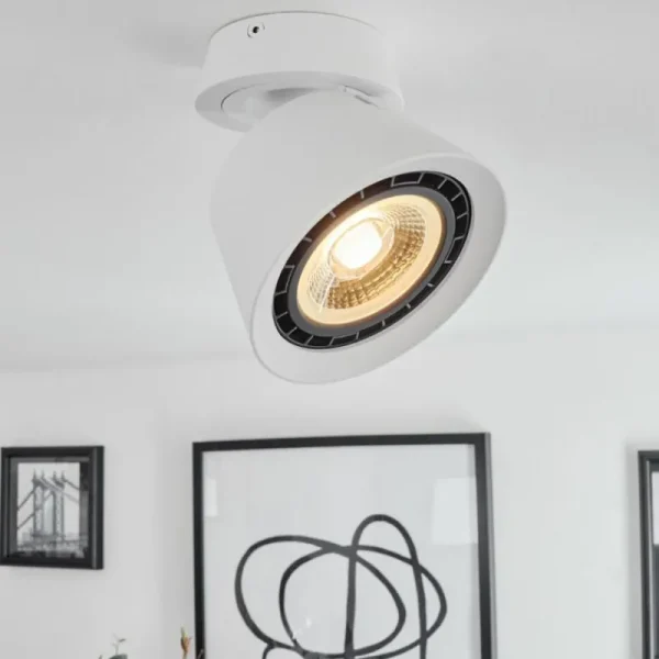 hofstein Plafonnier Especiosa Blanc, 1 lumière* Lampes Modernes