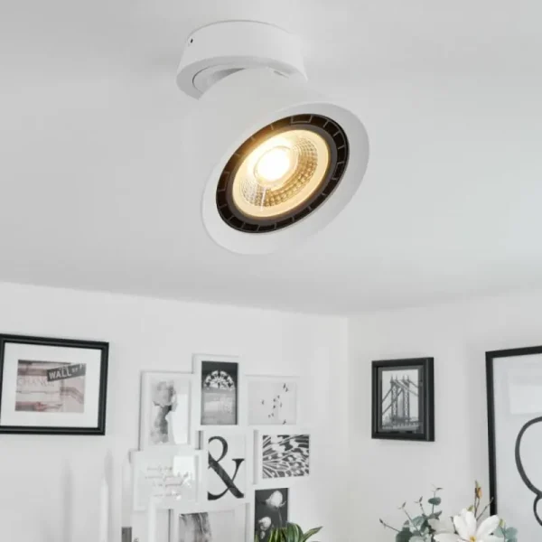 hofstein Plafonnier Especiosa Blanc, 1 lumière* Lampes Modernes