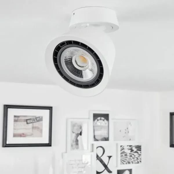 hofstein Plafonnier Especiosa Blanc, 1 lumière* Lampes Modernes