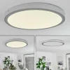 hofstein Plafonnier Finsrud LED Argenté, 1 lumière* Lampes Modernes