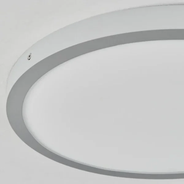hofstein Plafonnier Finsrud LED Argenté, 1 lumière* Lampes Modernes
