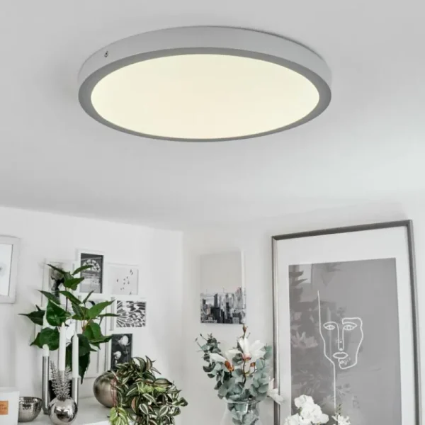hofstein Plafonnier Finsrud LED Argenté, 1 lumière* Lampes Modernes