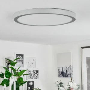 hofstein Plafonnier Finsrud LED Argenté, 1 lumière* Lampes Modernes