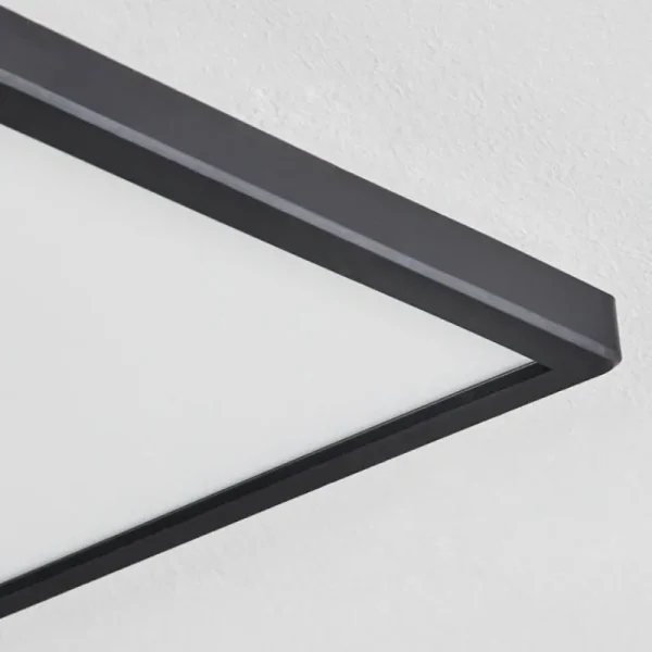 hofstein Plafonnier Folgares LED Noir, 1 lumière* Lampes Modernes