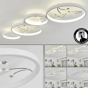 hofstein Plafonnier Fombillou LED Blanc, 1 lumière* Lampes Modernes