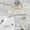 hofstein Plafonnier Frans LED Nickel mat, 1 lumière* Lampes Modernes