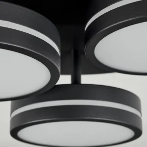 hofstein Plafonnier Huallilemu LED Noir, 3 lumières* Lampes Modernes