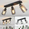 hofstein Plafonnier Hunouri Noir, 3 lumières* Lampes Modernes