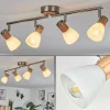 hofstein Plafonnier Icalma Écru, Nickel mat, 4 lumières* Lampes Modernes