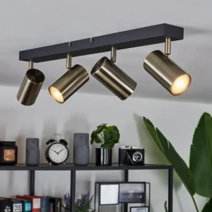 hofstein Plafonnier Javel Noir, 4 lumières* Lampes Modernes