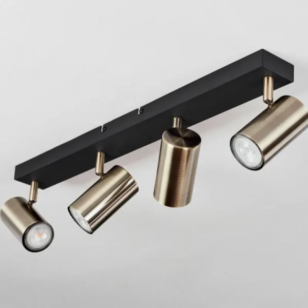 hofstein Plafonnier Javel Noir, 4 lumières* Lampes Modernes