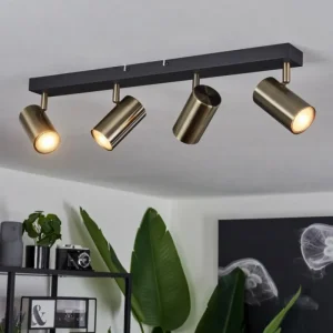 hofstein Plafonnier Javel Noir, 4 lumières* Lampes Modernes
