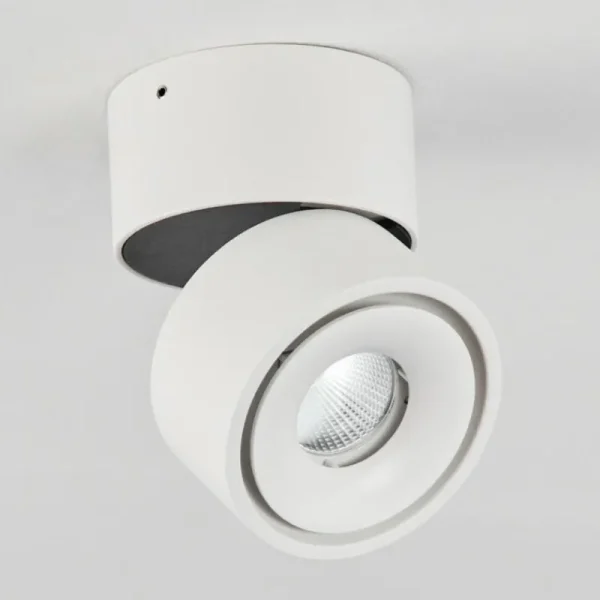 hofstein Plafonnier Laonsana LED Noir, Blanc, 1 lumière* Lampes Modernes