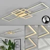 hofstein Plafonnier Longos LED Aluminium, 1 lumière* Lampes Modernes