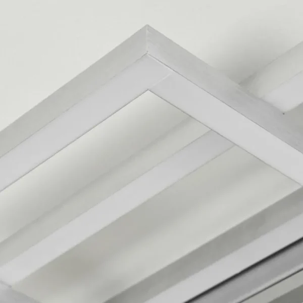 hofstein Plafonnier Longos LED Aluminium, 1 lumière* Lampes Modernes