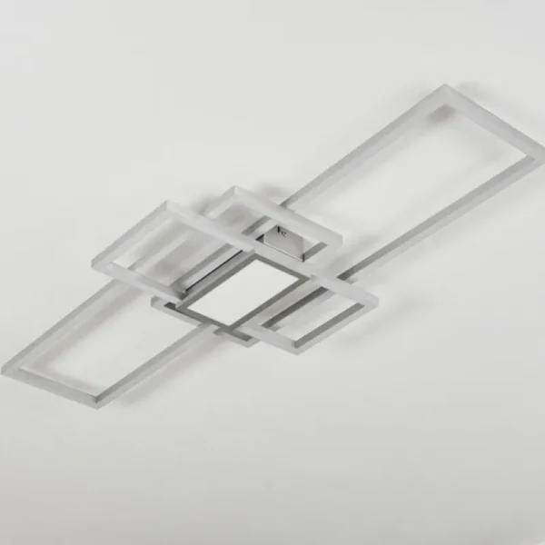 hofstein Plafonnier Longos LED Aluminium, 1 lumière* Lampes Modernes