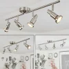 hofstein Plafonnier Lonquimay Nickel mat, 4 lumières* Lampes Modernes