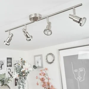 hofstein Plafonnier Lonquimay Nickel mat, 4 lumières* Lampes Modernes