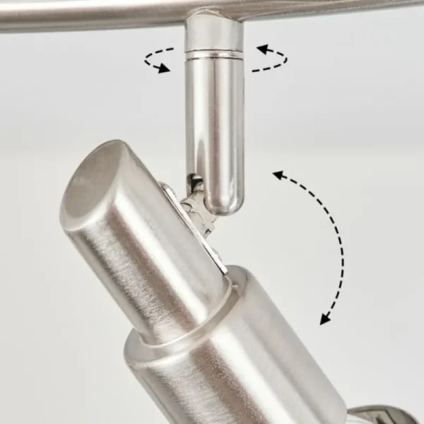 hofstein Plafonnier Lonquimay Nickel mat, 4 lumières* Lampes Modernes