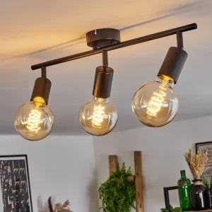 hofstein Plafonnier Maidford Noir, 3 lumières* Lampes Modernes
