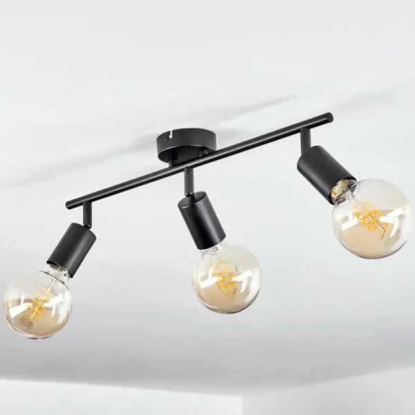 hofstein Plafonnier Maidford Noir, 3 lumières* Lampes Modernes