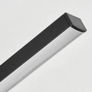 hofstein Plafonnier Meiral LED Bois clair, Noir, 2 lumières* Lampes Modernes