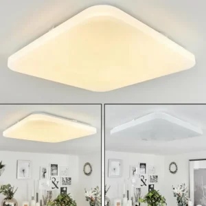 hofstein Plafonnier Melres LED Blanc, 1 lumière* Lampes Modernes