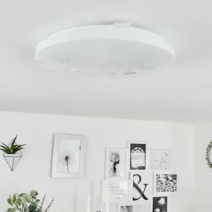 hofstein Plafonnier Melres LED Blanc, 1 lumière* Lampes Modernes