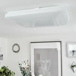 hofstein Plafonnier Melres LED Blanc, 1 lumière* Lampes Modernes