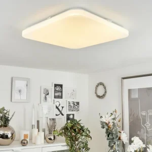 hofstein Plafonnier Melres LED Blanc, 1 lumière* Lampes Modernes