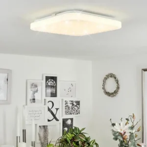 hofstein Plafonnier Melres LED Blanc, 1 lumière* Lampes Modernes