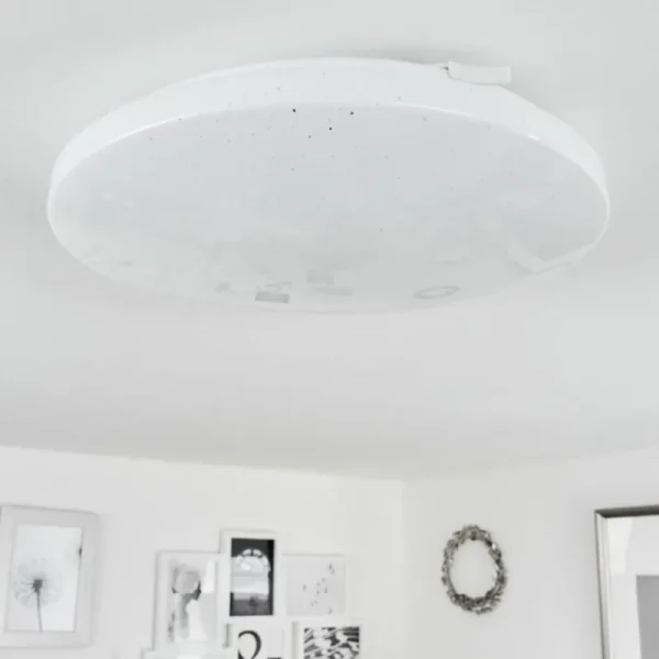 hofstein Plafonnier Melres LED Blanc, 1 lumière* Lampes Modernes