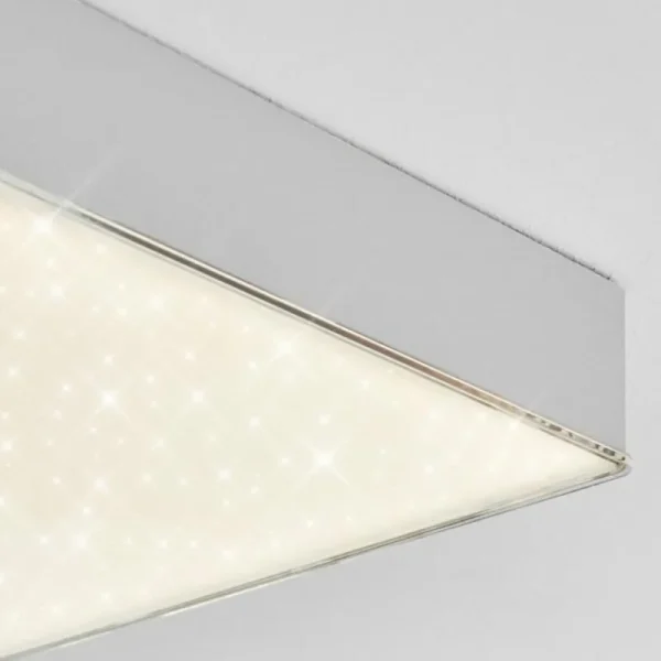 hofstein Plafonnier Mentque LED Argenté, 1 lumière* Lampes Modernes