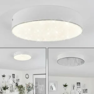 hofstein Plafonnier Mentque LED Blanc, 1 lumière* Lampes Modernes