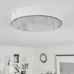 hofstein Plafonnier Mentque LED Blanc, 1 lumière* Lampes Modernes