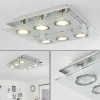 hofstein Plafonnier Mirandol LED Chrome, 6 lumières* Lampes En Verre