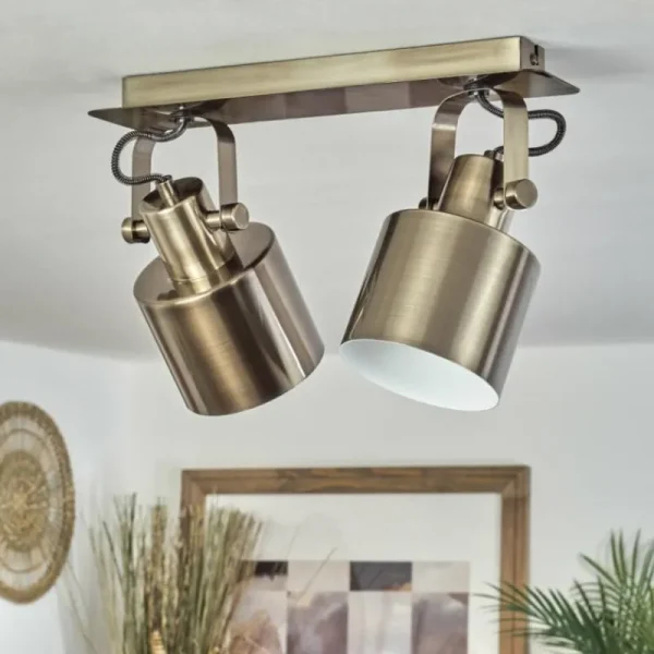 hofstein Plafonnier Neves Laiton, 2 lumières* Lampes Modernes