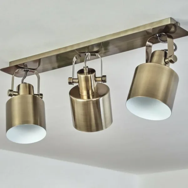 hofstein Plafonnier Neves Laiton, 3 lumières* Lampes Modernes