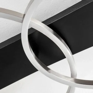 hofstein Plafonnier Pompu LED Noir, 2 lumières* Lampes Modernes