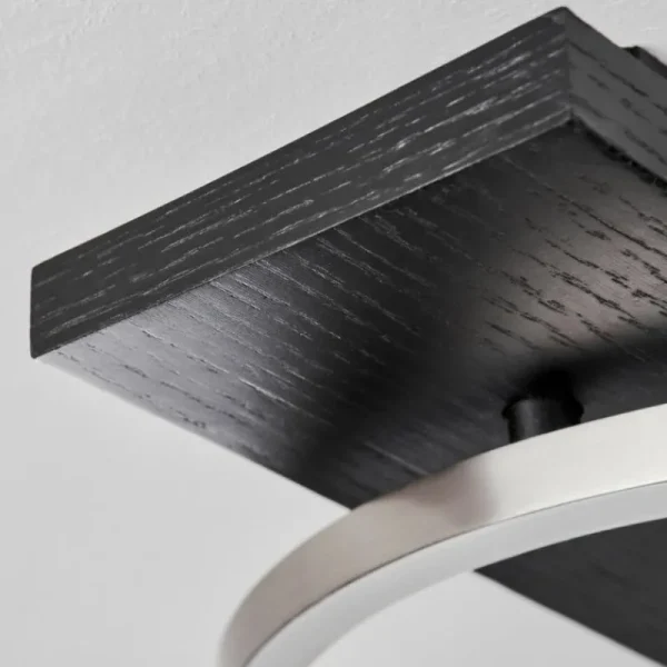 hofstein Plafonnier Pompu LED Noir, 3 lumières* Lampes Modernes