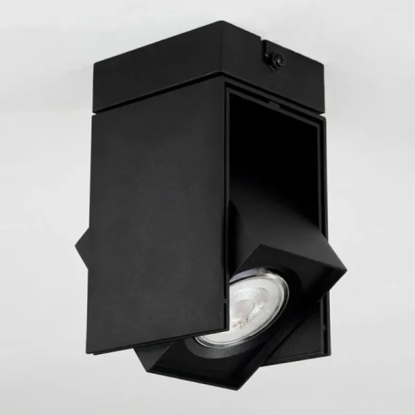 hofstein Plafonnier Prassinet Noir, 1 lumière* Lampes Modernes