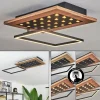 hofstein Plafonnier Ramilos LED Écru, Noir, 1 lumière* Lampes Modernes